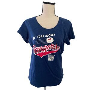 NHL NY Rangers Tee Shirt | '47 Brand Let's Go Rangers